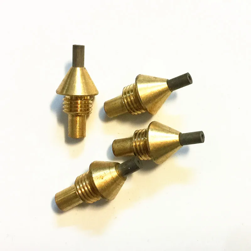 4pcs Dental Lab Sandblasting Machine Blaster Pen Tip Nozzle Brass Dental Lab Instruments