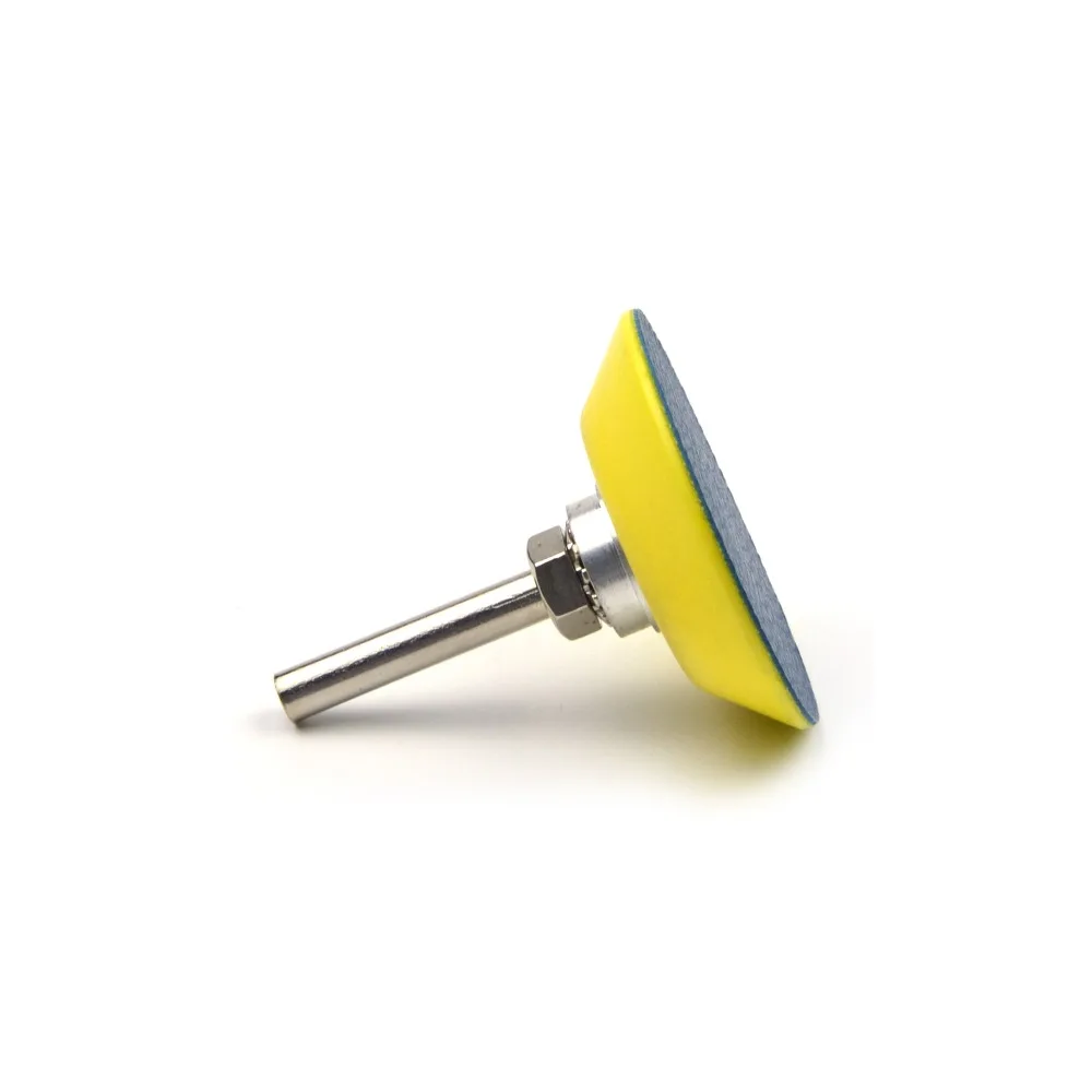 2 zoll (50mm) 6mm Schaft PSA Vinyl Back-up Schleifen Pad für Selbst-adhesive Schleif Schleifpapier Power Polieren Werkzeug Zubehör