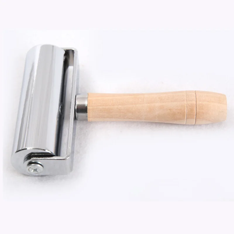 DONYAMY 1PCS 100mm Leather Glue Edges Laminating Roller Craft DIY Handmade Crease Tool Leather Craft Roller