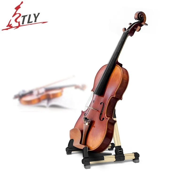 AROMA Aluminum Alloy Foldable Guitar Stand Universal A-Frame Stand for Guitar Ukulele Bass Mandolin Stringed Instruments 7 Color