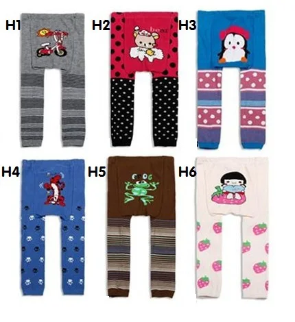 Hooyi baby girl pants cartoon pp warmers cotton legging tights animal baby boy clothes pants girls underpants 80 90 95