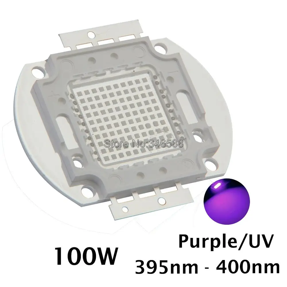 

100W Epileds 42Mil Ultra Violet UV High Power Light Chip 365nm-370NM,380nm-385nm,395-405nm,420nm-425nm DIY COB Light Source