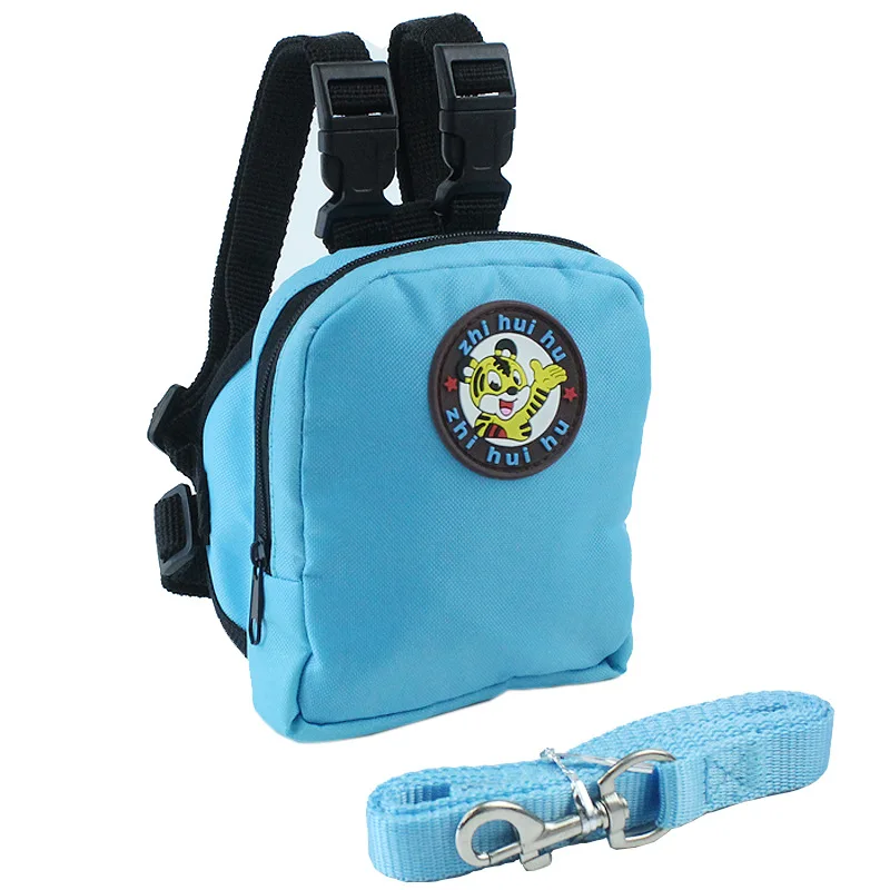 Nylon Backpack For Pet Cat Multifunction School Bag Pet Dog Backpack for Small Dog Dog Backpack With Harness Leash