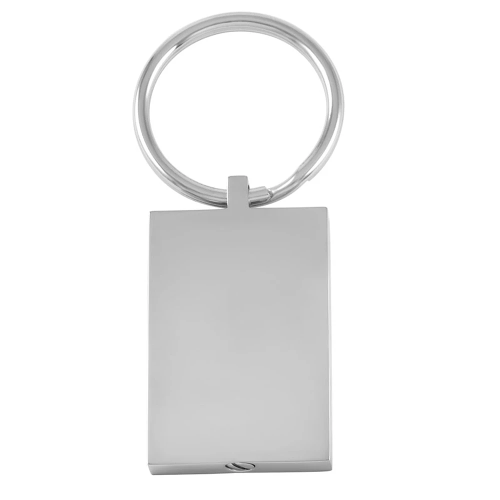 

MJK2015 316L Stainless Steel Pet Human Urns Cremation Keychains Pendant Necklace Square Keepsake Ashes Jewelry