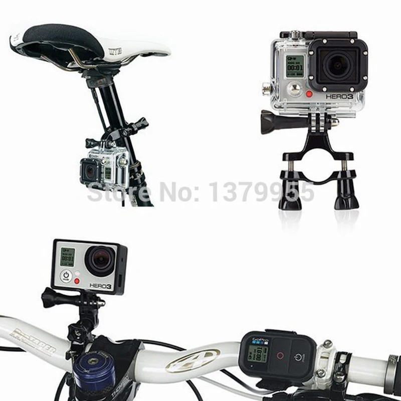 Bicycle & MOTO Mount Holder Adapter,Fixed Holder for GoPro Hero 11 9 7 6 5 4 3 3+ Yi 4K SJCAM SJ4000 Action Camera