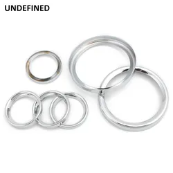 Chrome Motorcycle Speedometer Trim Ring Instrument Gauge Bezel Cover Kit For Harley Electra Street Glide Tour Glide 1996-2013