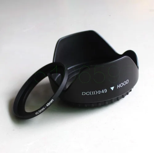 49mm Flower lens hood + Lens Adapter Ring For SONY NEX5t NEX 5 n 3 n - 7 6 l A5000A6000 16-50 mm to 40.5 mm