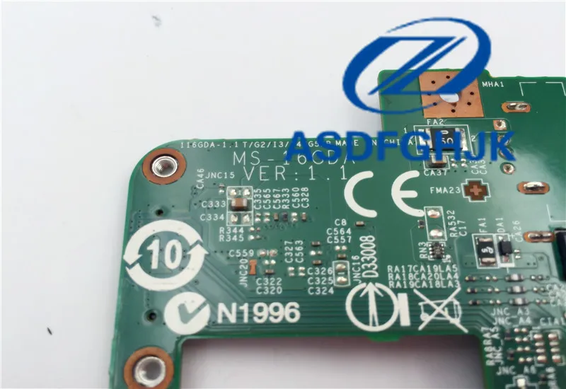 Original FOR MSI CX61 2QF MS-16GDA USB Audio Port Board 16GDA02S/001 15AK214058 100% Test ok