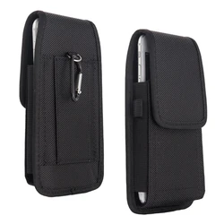 Mobile Phone Waist Bag 5.2-6.3inch for iphone for Samsung for xiaomi huawei Hook Loop Holster Pouch Belt Waist Bag Cover Case