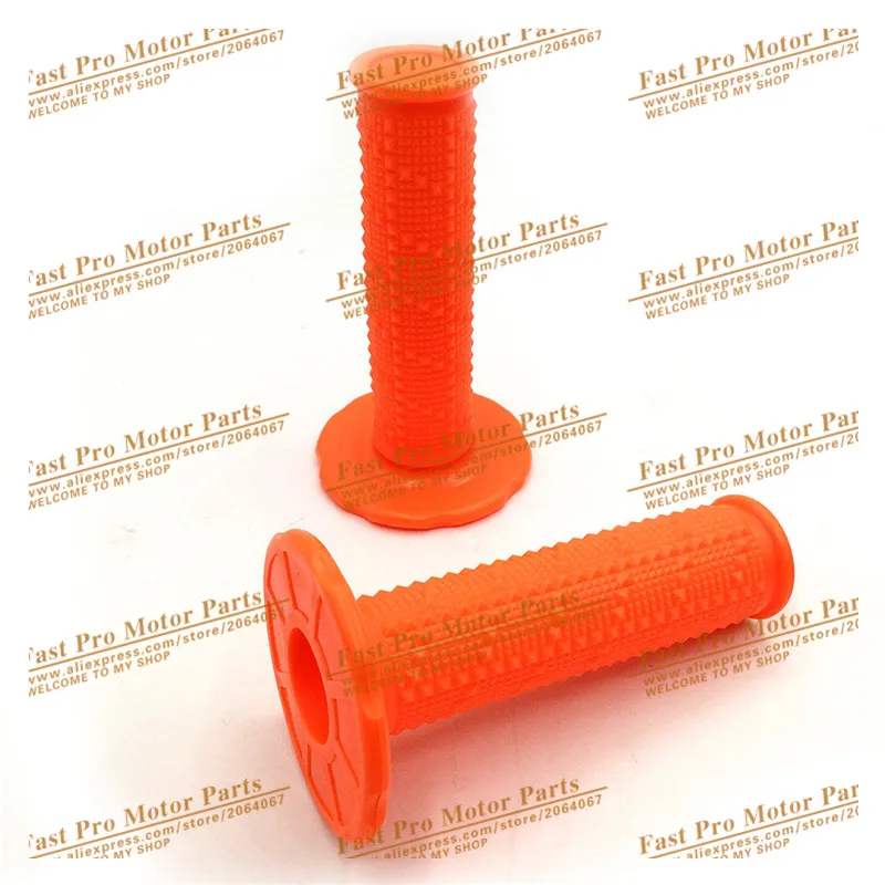 PIT PRO RACING Handle Grips Anti-slip particles Grip Handlebar Grip Universal Motorcycle Motocross Dirt Pit Bike Red Orange Blue