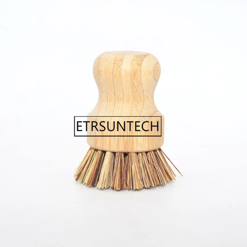 100pcs Handheld Wooden Brush Dish Bowl Pan Cleaning Brushes Household Kitchen Chores Rub Cleaning Tool