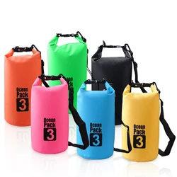 3L Waterproof Water Resistant Dry Bag Sack Storage Pack Pouch Swimming Outdoor Kayaking Canoeing River Trekking Boating