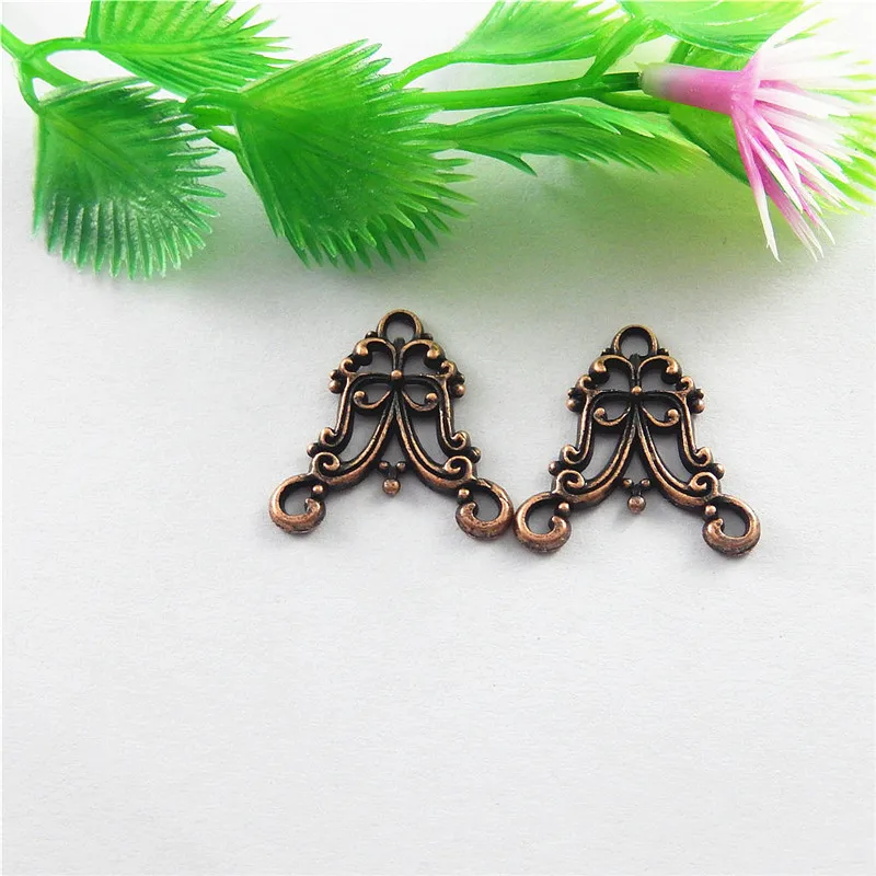 20pcs GraceAngie Antique Copper Irregular Creative Shaped Connector Pendant Charms Unisex Jewelry Accessories  Decor  20*20*2mm