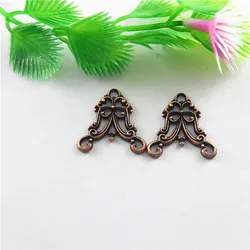 20pcs GraceAngie Antique Copper Irregular Creative Shaped Connector Pendant Charms Unisex Jewelry Accessories  Decor  20*20*2mm