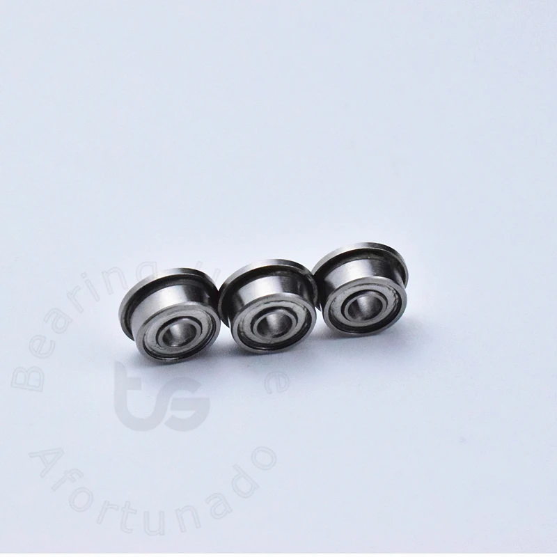 F693ZZ Flange Bearing 10pcs 3*8(9.5)*4mm Chrome Steel Metal Sealed High Speed Mechanical Equipment Parts
