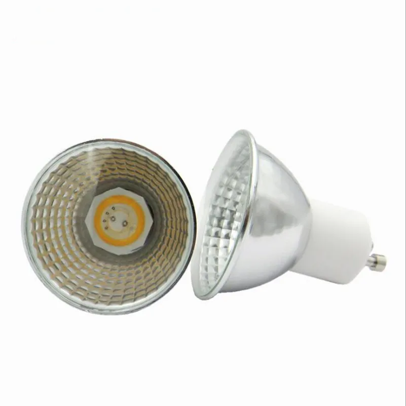 

8PCS GU10 COB GU10 MR16 GU5.3 5W dimmable 2700k Warm White daylight Cold white Spot Light Bulb Lamp replace halogen lamp