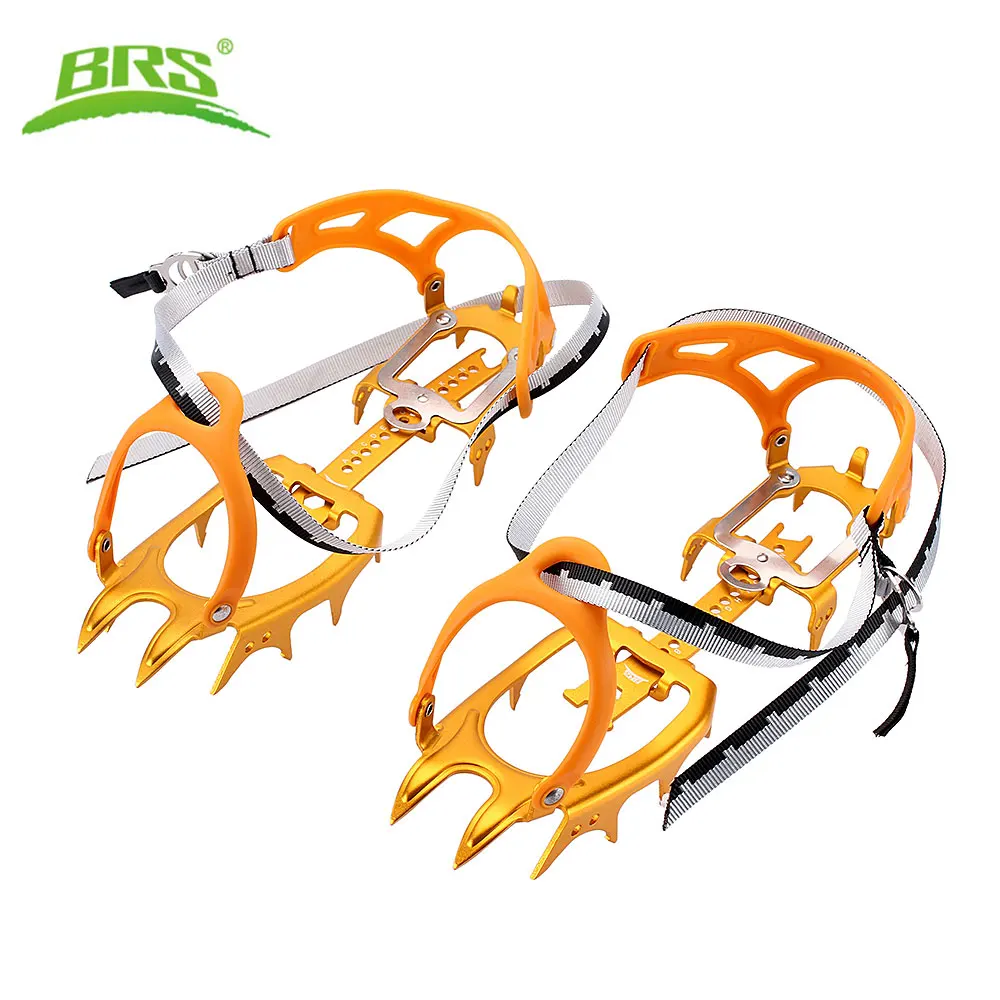 

BRS-S3 Ultralight 14 Teeth Aluminium Alloy Bundled Crampons Ice Gripper Outdoor Ice Climbing kits Crampons for Footwear