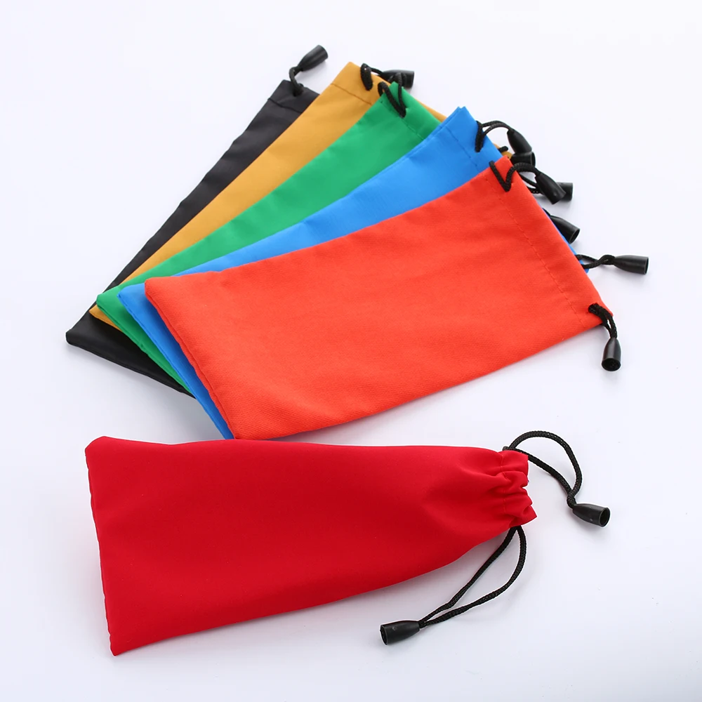 1/5Pcs Colorful Microfiber Sunglasses Eyewear Pouch Spectacle Glass Cloth Bag Pouch Custom Glasses Pouch Optical Protecter Bag