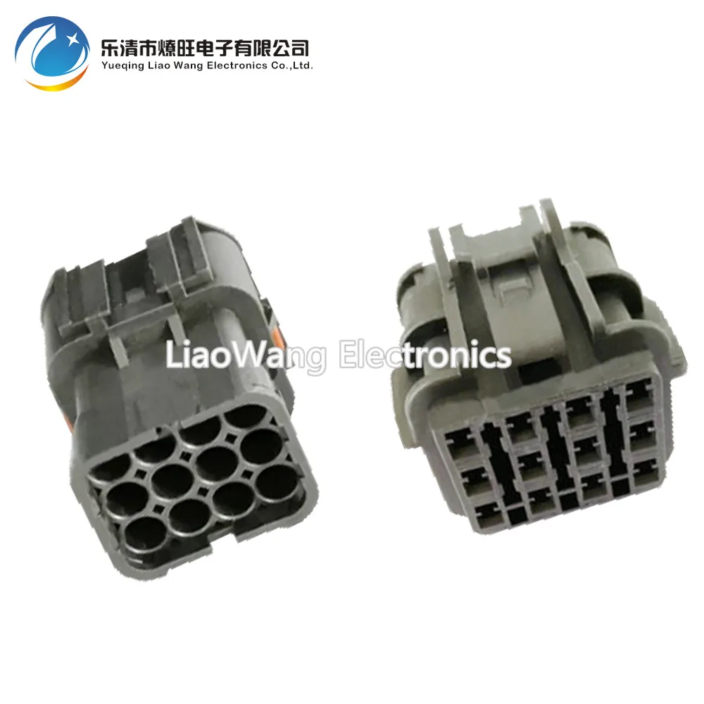 12 Pin Automotive Waterproof Connectors Black MG610346-5 Connector With Terminal Plug DJ7121Y-2-11/21 12P