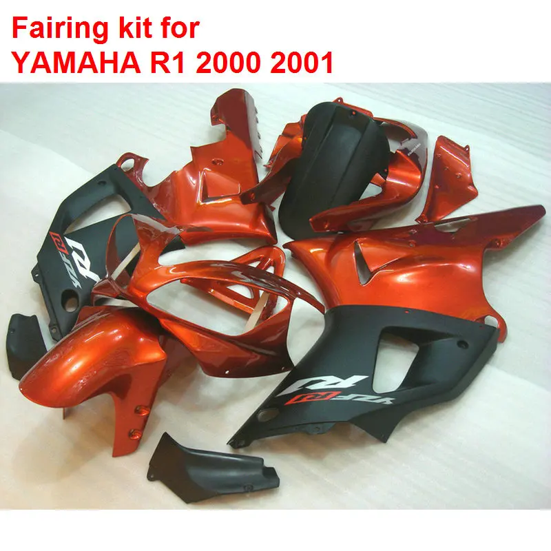 Aftermarket body parts for Yamaha fairings YZF R1 00 01 wine red black motorcycle fairing kit YZFR1 2000 2001 BA09