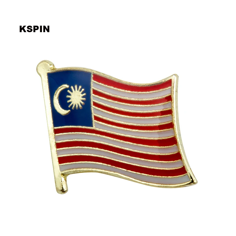 Malaysia flag pin lapel pin badge  Brooch Icons 1PC KS-0114