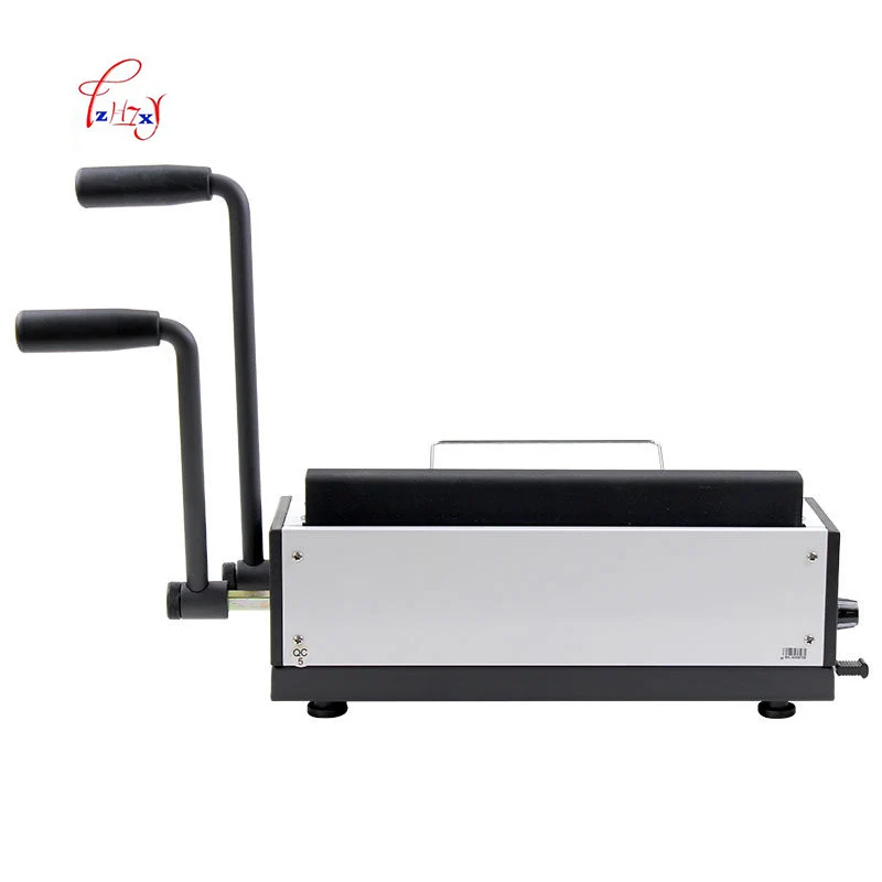 Manual Wire binding machine 34 Holes Metal Spiral Wire Spool Binding Machine A4 Binder Puncher machine 1pc