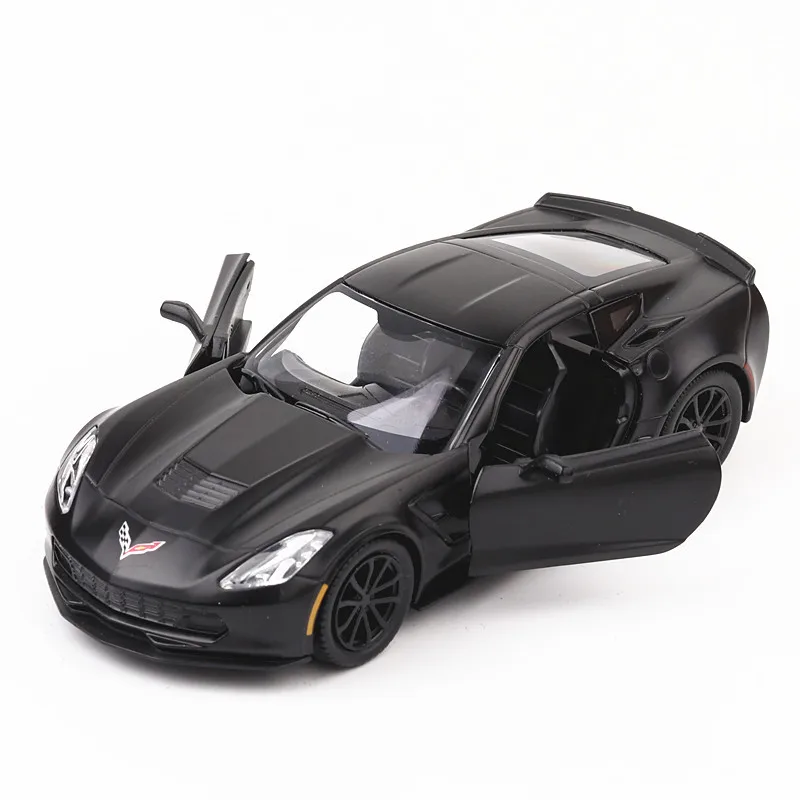 1/36 Chevrolet Corvette C7 Diecast Legering Model Pull Back Auto Kinderen Geschenken