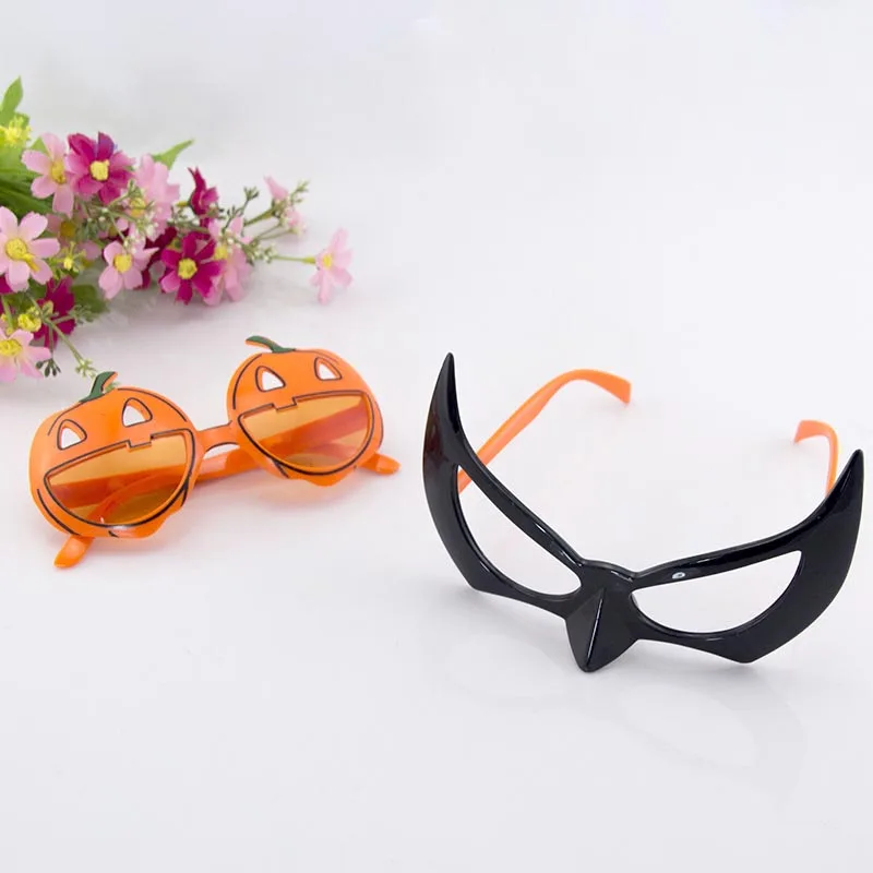 Performance prop Halloween pumpkin net costume pumpkin wacky plastic glasses pumpkin glasses  the best gift for children