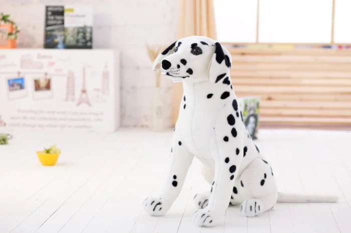 

lovely simulaiton spots dog toy big plush sitting spot dog doll gift about 60cm 1845