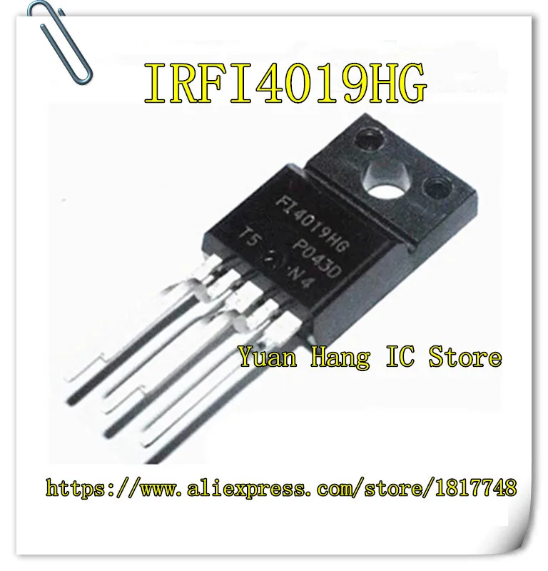 

10 шт./лот IRFI4019HG FI4019HG FI4019H FI4019 TO-220F