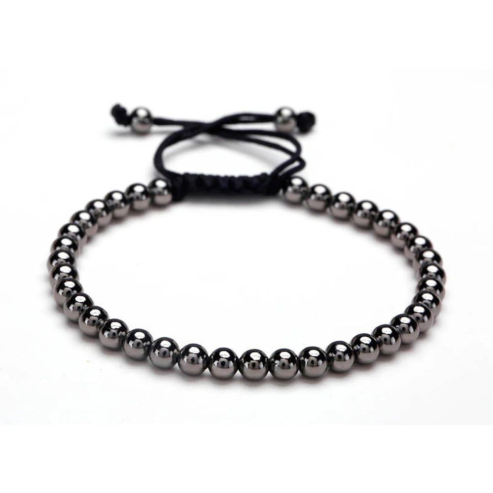 (10 pieces/lot) Brand Anil Arjandas Men Bracelets Stainless Steel Beads Braiding Macrame Bracelet For Men and Women Jewelry Gift