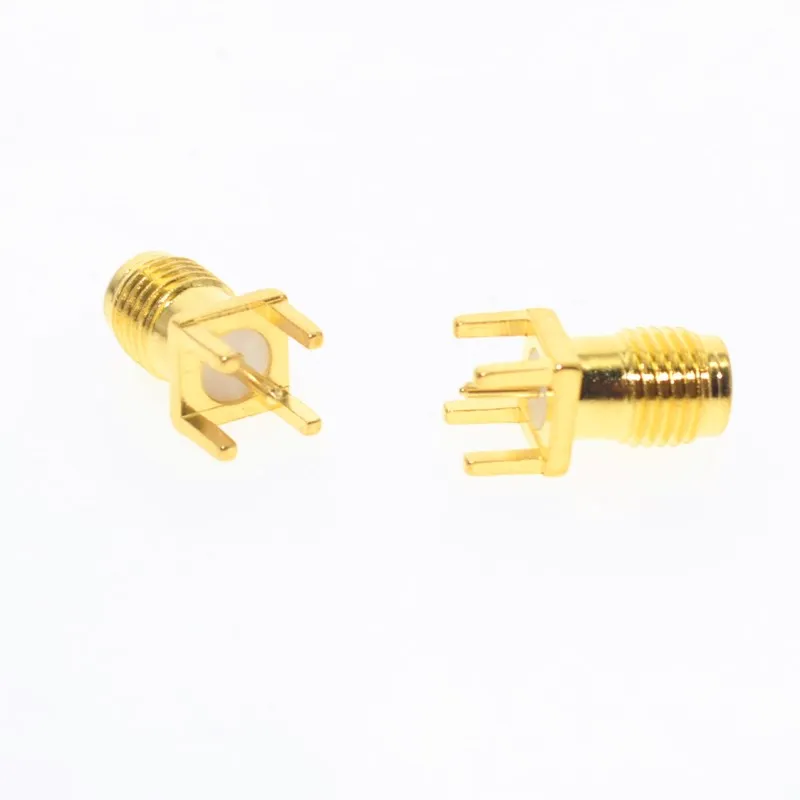 SUQ Hot End Launch PCB Mount SMA Female Plug Straight RF connector Adapter antenna SMA connector 5PCS