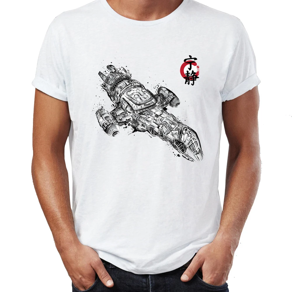 New  Men's t-shirt Firefly Spaceship Serenity Express Artsy Tshirt Unisex Tees Tops Harajuku Streetwear