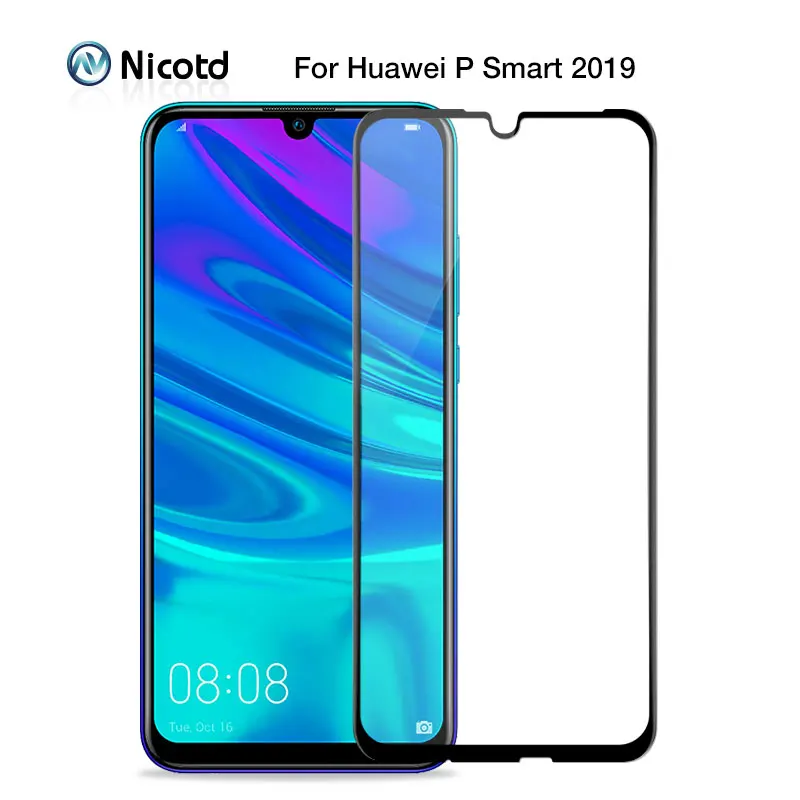 

For Huawei P Smart 2019 Nicotd 2.5D Premium Full Cover Tempered Glass For Huawei Nova 4 3 3i 2i y6 67 pro 2019 Screen Protector