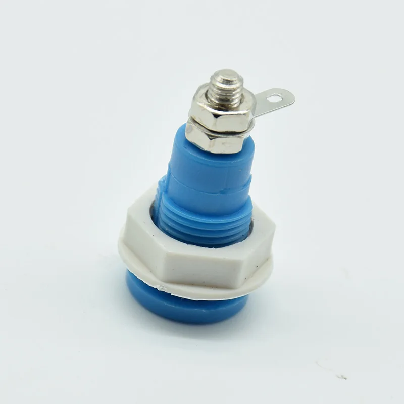 5pcs Terminal 4mm banana socket copper plug socket panel test 4 mm socket high insulation safety mother seat Connector
