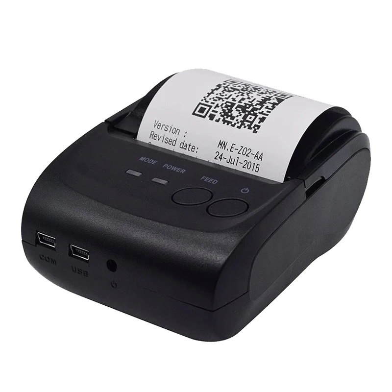 Imagem -03 - Mini Impressora Térmica sem Fio Bluetooth Android Sdk Livre 58 mm