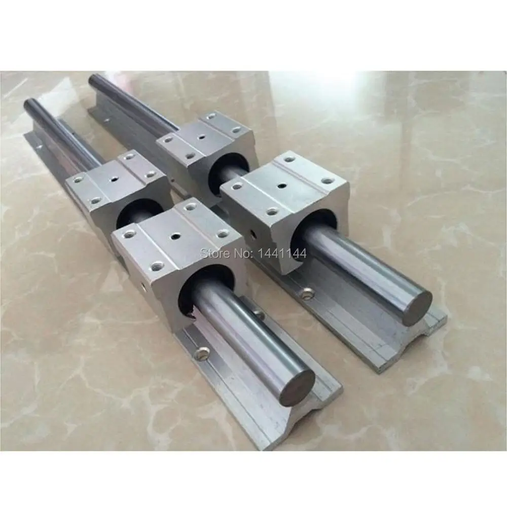 SBR20 linear guide rail 6 sets SBR20 - 400/1000/1500mm + SFU1605- 450/1050/1550mm ballscrew + Stepper Motor for cnc parts