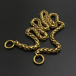 Solid brass wallet chain Key Chain Metal Punk Waist buckle hook Brass Ring Chain Metal Punk Waist Chain belt Accessories