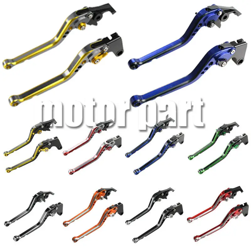 For Kawasaki Ninja ZX6R 636 ZX6RR ZX9R ZX12R Z1000 ZZR600 Versys 1000 Mixed-color CNC Motorcycle Short Brake Clutch Levers