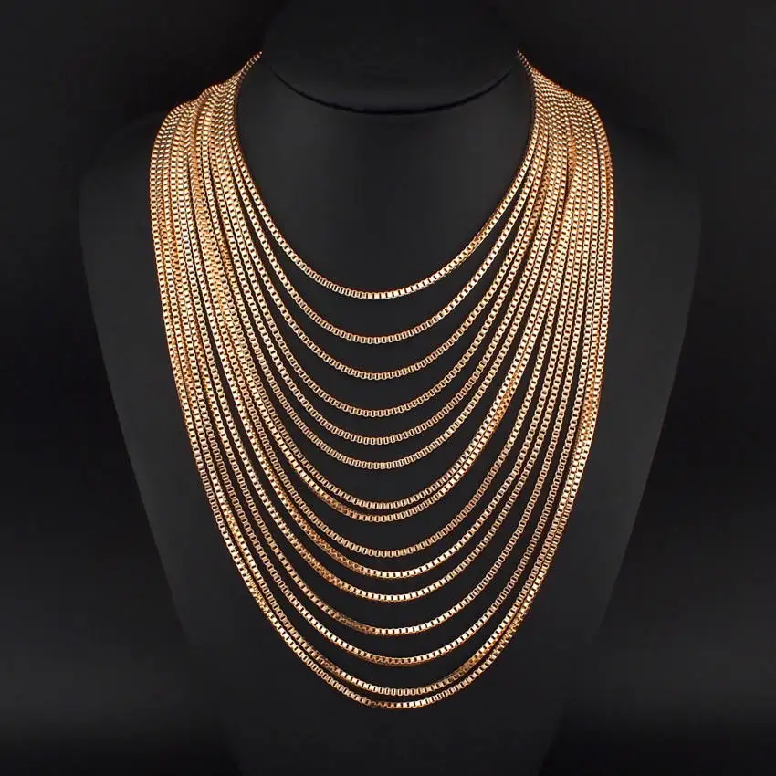 UKEN Female Multi Layers Gold Color Chain Necklaces Fashion Pendants Statement Necklaces Women Dress Accessories Collares