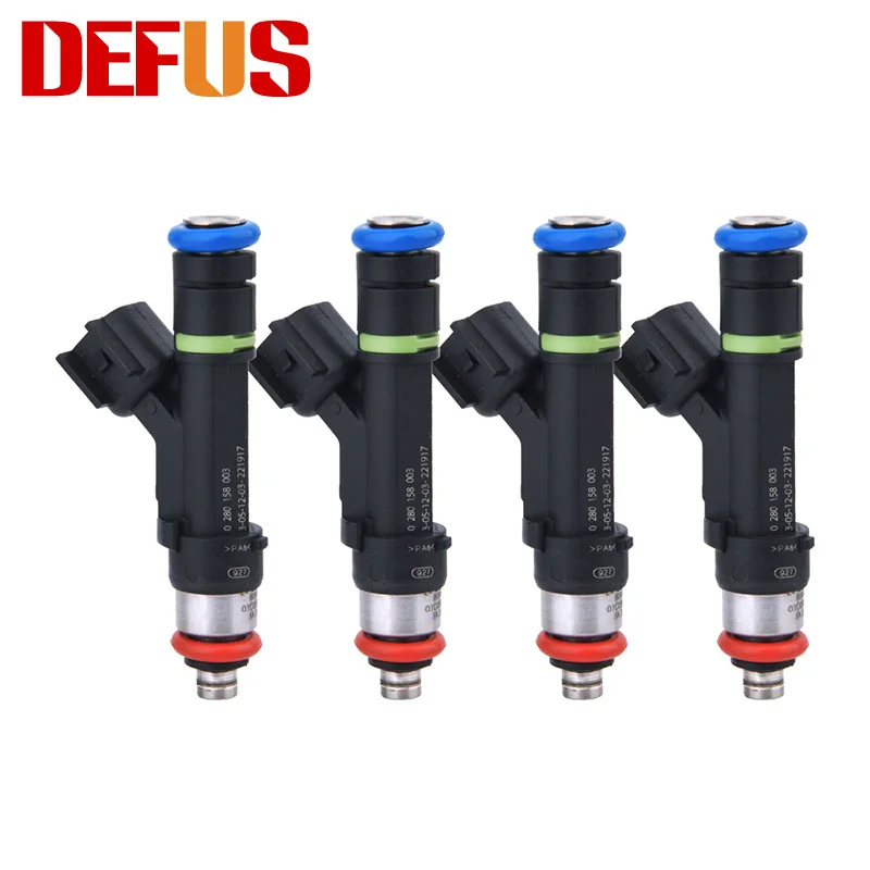 

4x Flow Matched Fuel Injector 0280158003 For 2004 Ford F-150 5.4L V8 Replacement Car Engine Injectors Fuel Nozzle Injection Kit