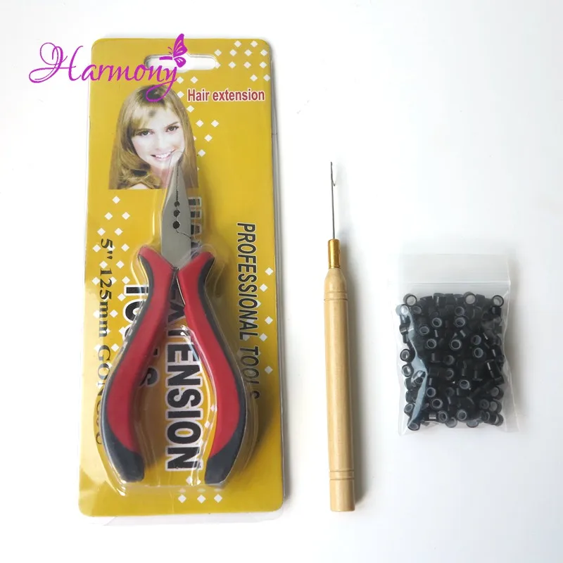 

Red color multifunctional hair extension pliers fusion rebonds remover with Teeth Hair Plier for micro beads tools