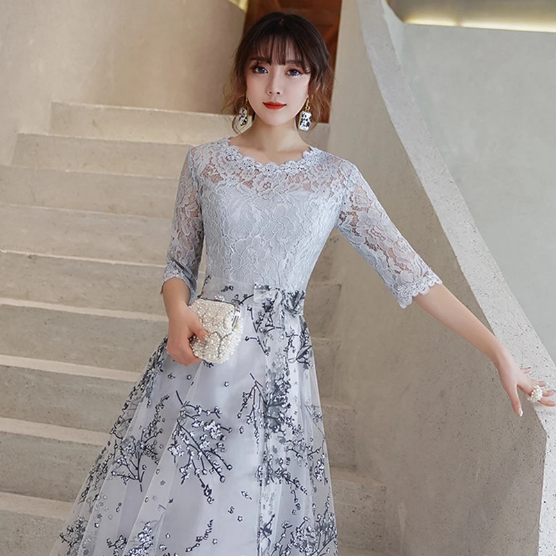 DongCMY Short Lace Prom Dresses Elegant New Short Plus Size Fashion Party Dress