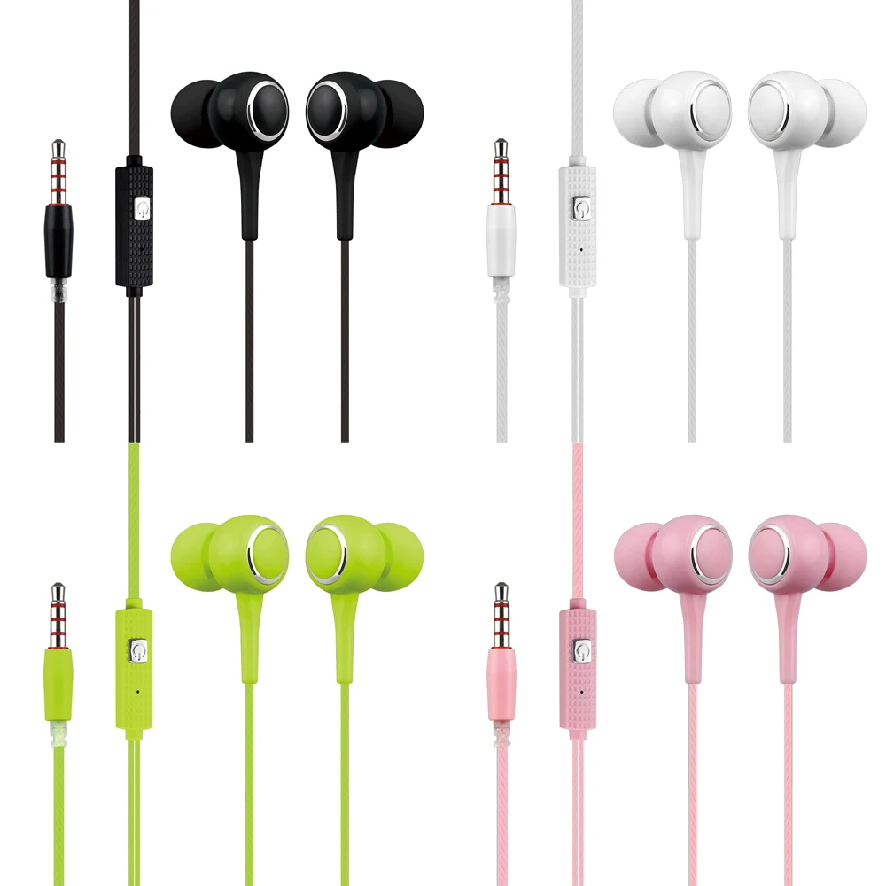 سماعات أذن سلكية للهواتف الذكية ، 10 قطعة ، سماعات مع ميكروفون ، لأجهزة iPhone و Android