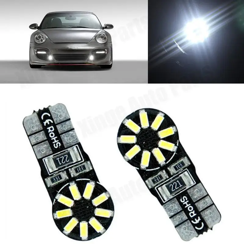

4 шт., белые светодиодсветодиодный лампы 18SMD T10 3014 12 В