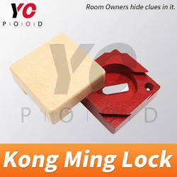 YOPOOD Kong Ming Lock Escape room game puzzle ancient intellectual lock 3D wooden prop box takagism game supplier magnetic lock