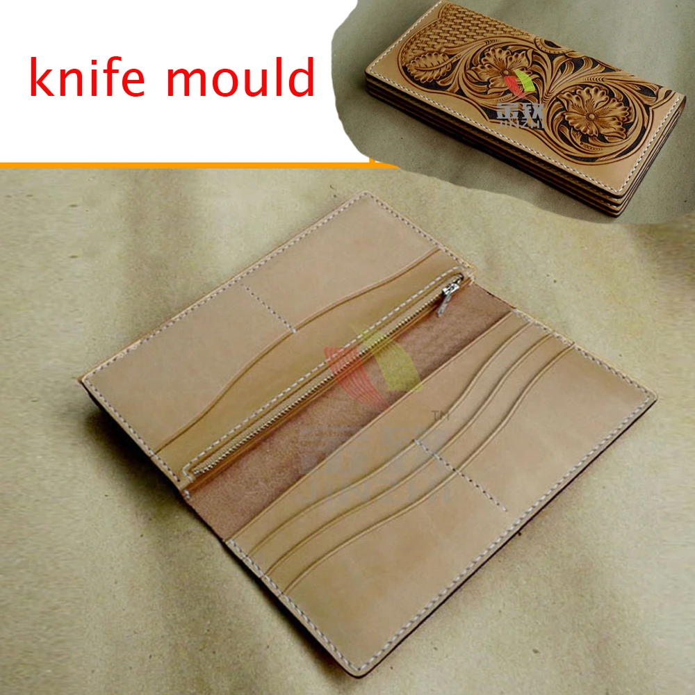 DIY leather craft women folded wallet knife mould hand punch tool 1