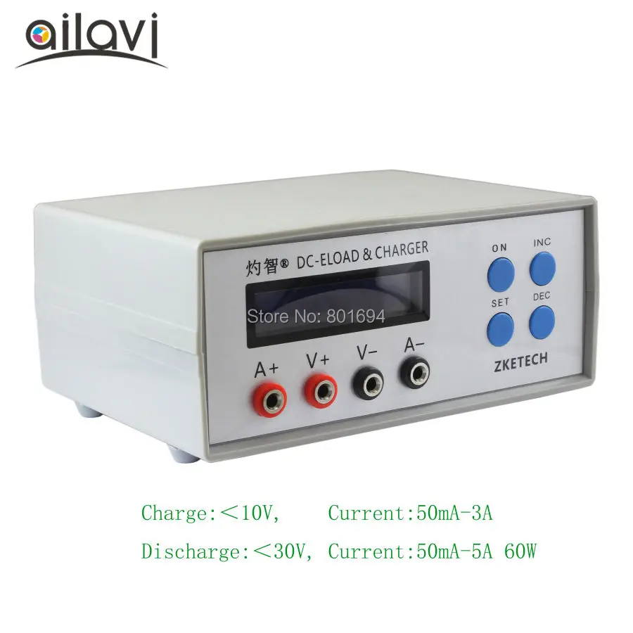 Imagem -02 - Teste de Carga Eletrônico 010v da Carga 3a e Descarga de 030v 5a do Desempenho da Potência Portátil do Verificador 5v12v24v da Capacidade da Bateria de Ebc-a05 +
