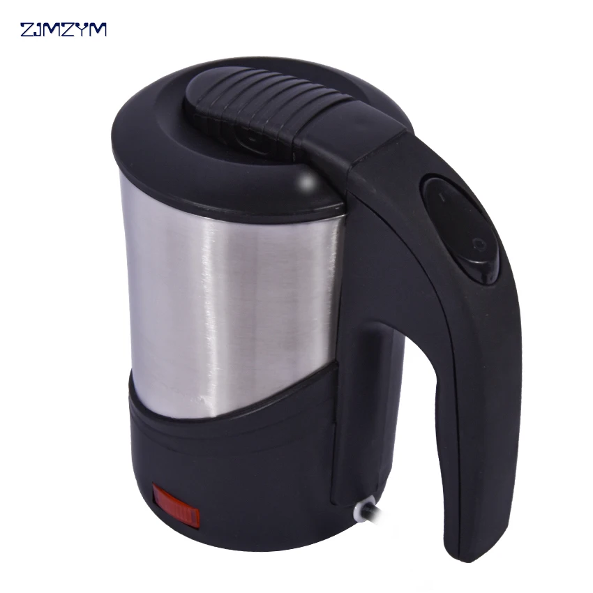 0.6L travel abroad electric kettle stainless steel 110V-220V European portable mini travel electric cup