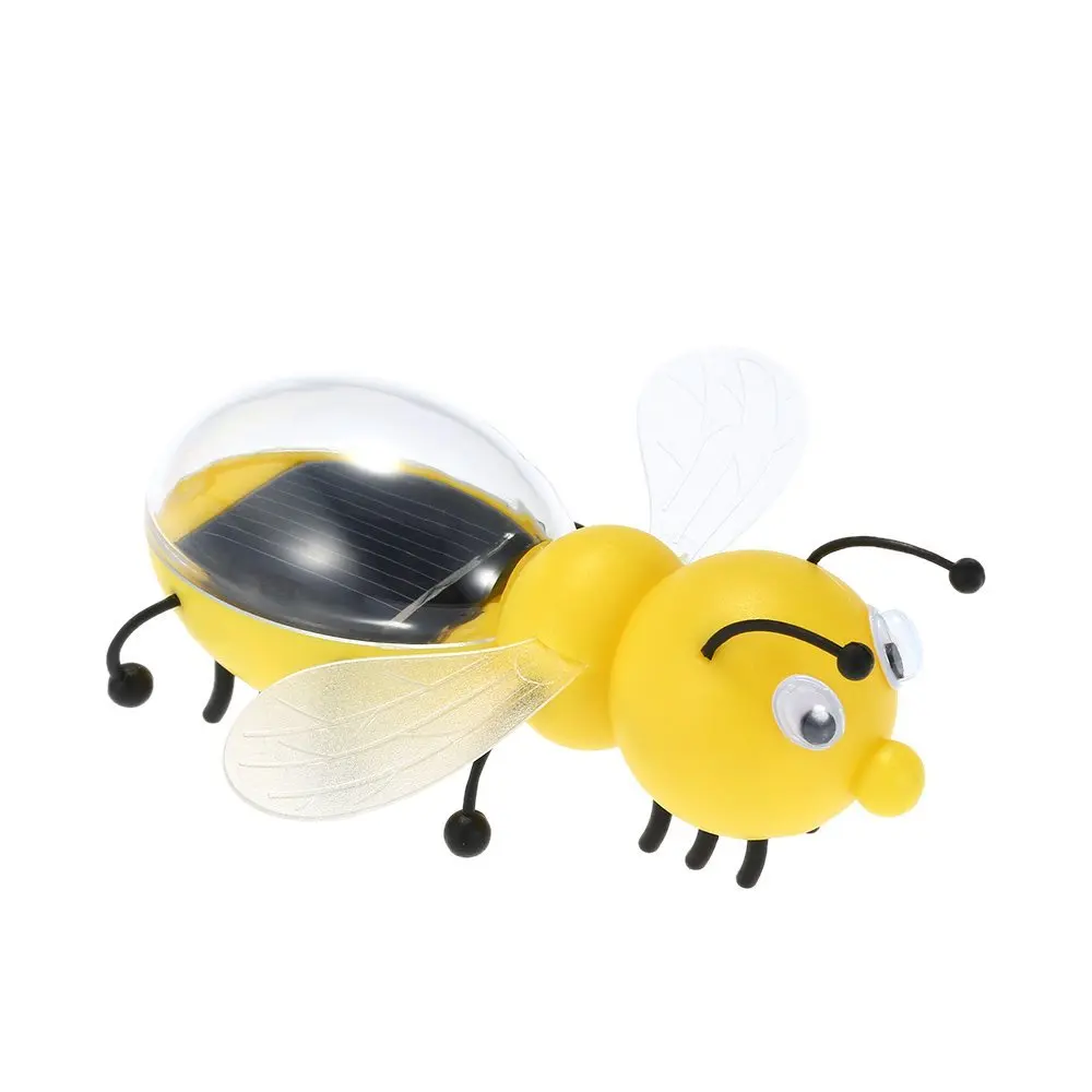 EBOYU Cute Solar Bee Solar Powered Bee Solar Toy Children's Educational Toy